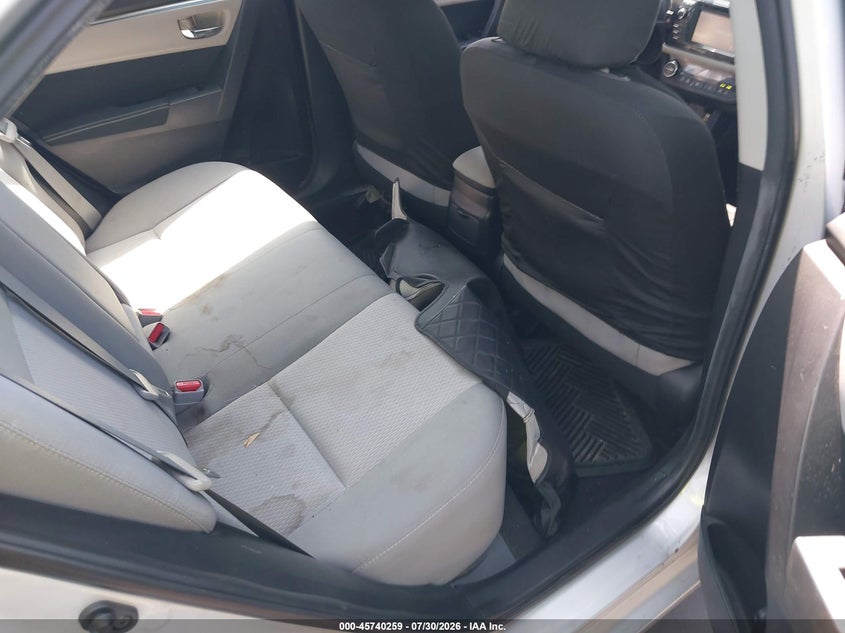 2015 TOYOTA COROLLA SEDAN 1.8L I-4 DOHC, VVT, 132HP
