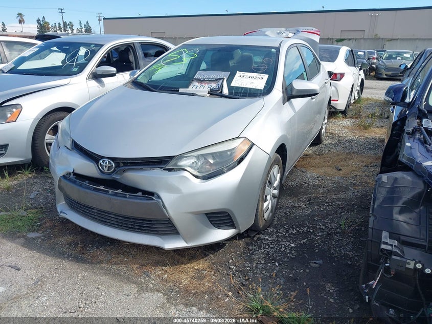 Vin: 2t1burhe7fc417387, lot: 46238964, toyota corolla le 20152