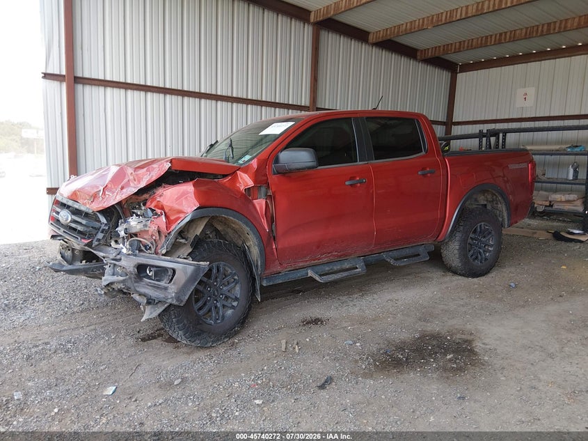 Vin: 1fter4fh8nld54936, lot: 46238976, ford ranger xlt 20222