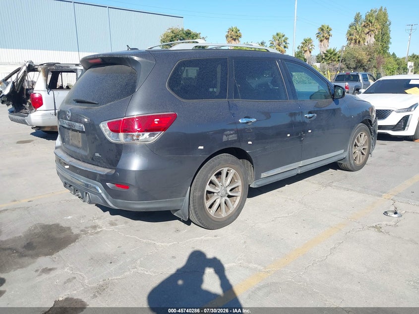 Vin: 5n1ar2mn4ec636868, lot: 46238990, nissan pathfinder sl 20144