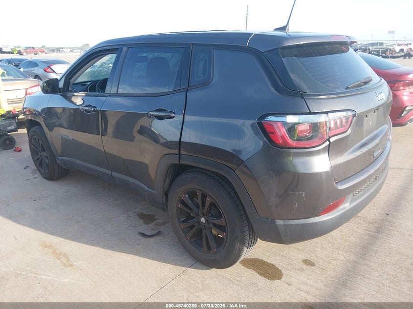 Vin: 3c4njcab8lt117952, lot: 46238993, jeep compass sport fwd 20203