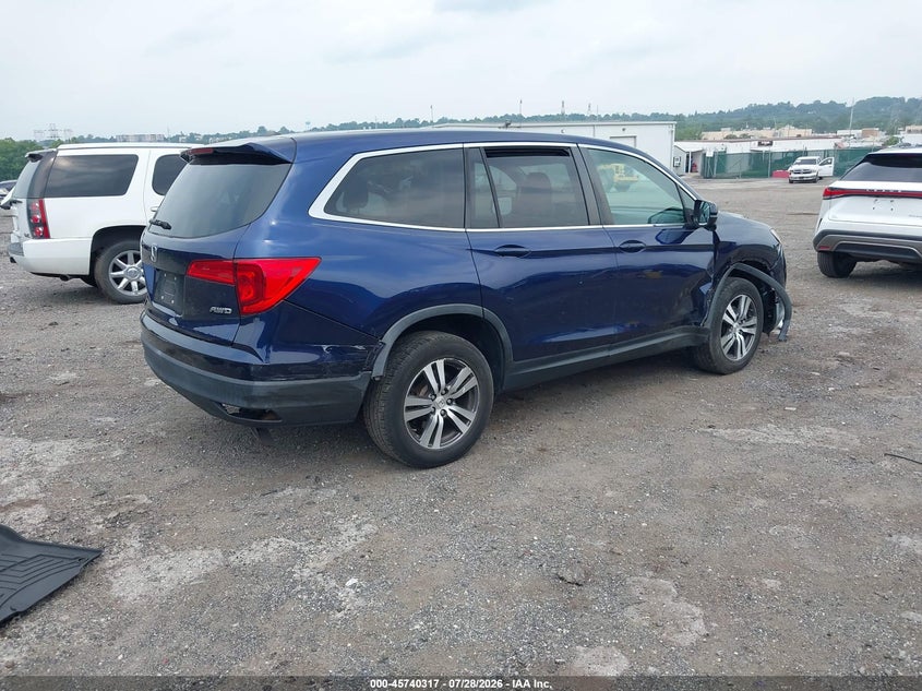 Vin: 5fnyf6h30hb072090, lot: 46239021, honda pilot ex 20174