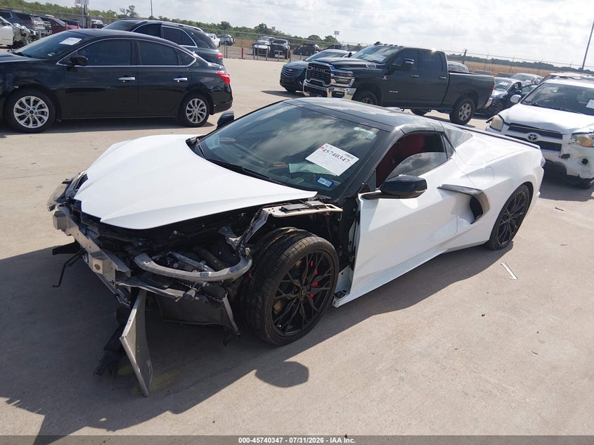 Vin: 1g1yc3d45p5103283, lot: 46239051, chevrolet corvette stingray rwd  3lt 20232