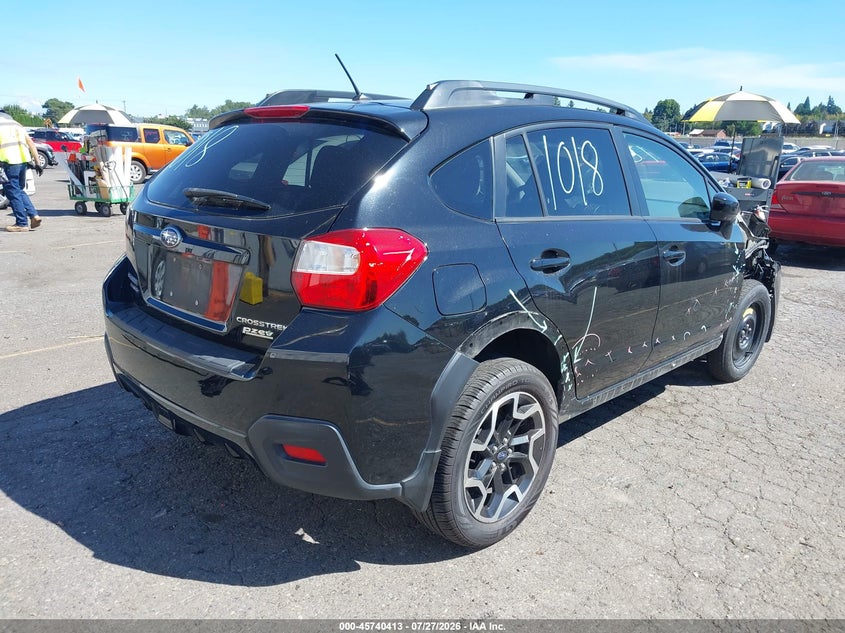 Vin: jf2gpabc4hh280169, lot: 46239117, subaru crosstrek 2.0i premium 20174
