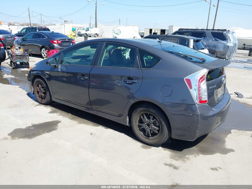 2012 TOYOTA PRIUS auction photo 3