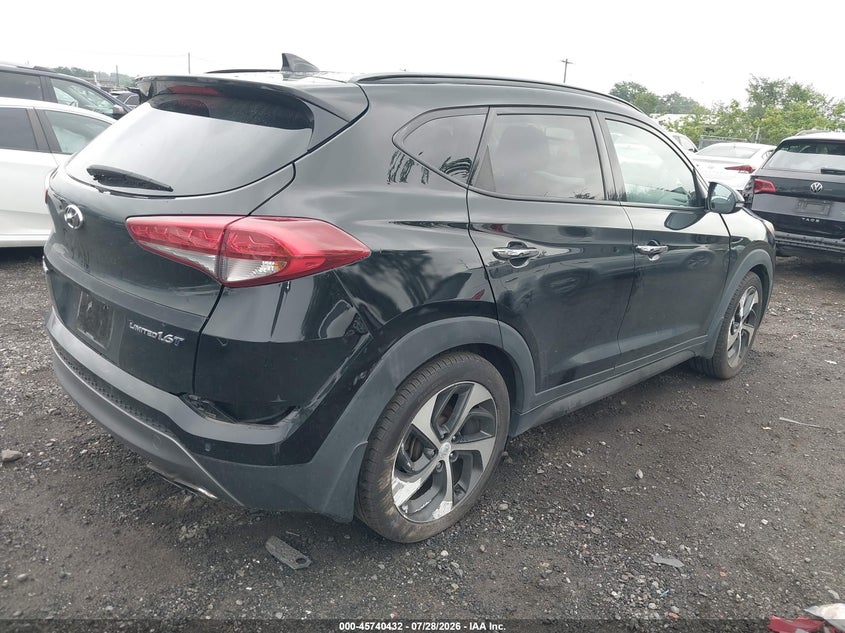 Vin: km8j33a29gu248016, lot: 46239136, hyundai tucson limited 20164