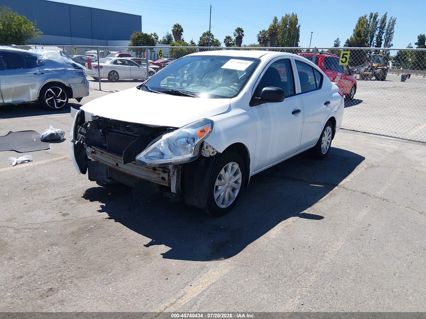 Vin: 3n1cn7ap5fl941882, lot: 46239138, nissan versa 1.6 s+ 20152