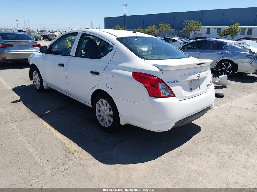 Vin: 3n1cn7ap5fl941882, lot: 46239138, nissan versa 1.6 s+ 20153