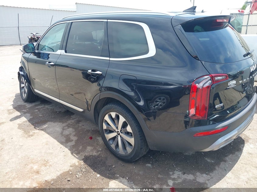 Vin: 5xyp6dhc4ng209102, lot: 46239140, kia telluride s 20223