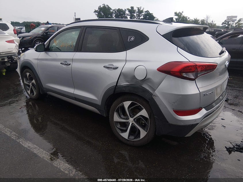 Vin: km8j33a24hu34ibdb, lot: 46239152, hyundai tucson eco/limited/night/sport/value 20173