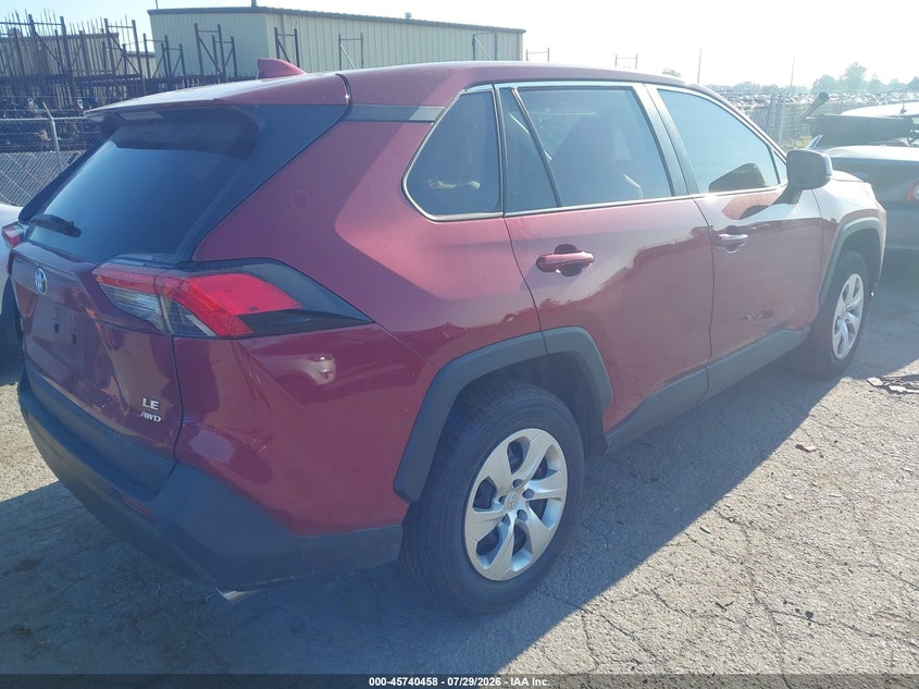 Vin: 2t3f1rfv5pw347036, lot: 46239162, toyota rav4 le 20234