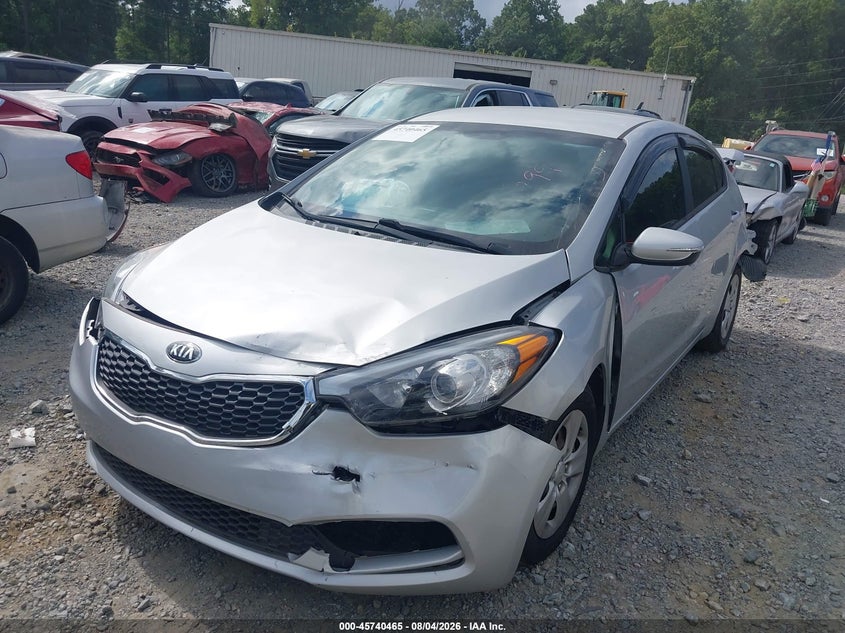 Vin: knafx4a67g5538799, lot: 46239169, kia forte lx 20162