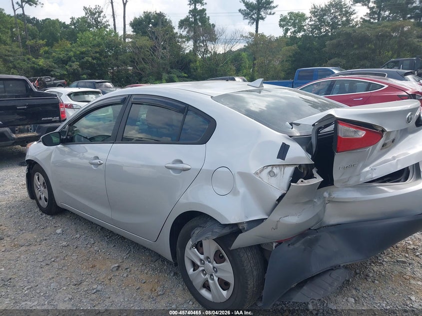Vin: knafx4a67g5538799, lot: 46239169, kia forte lx 20163