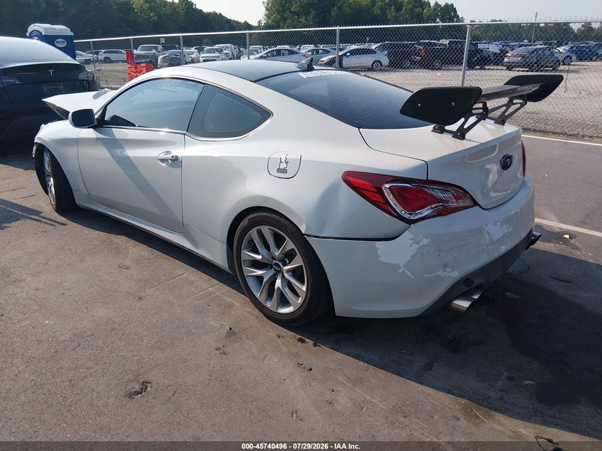 Vin: kmhht6kd0du092573, lot: 46239200, hyundai genesis 2.0t 20133