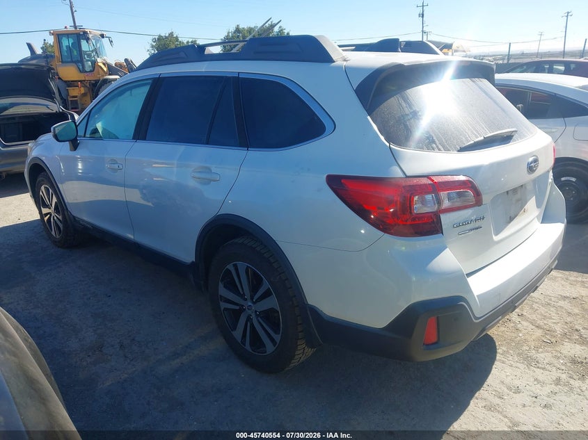 Vin: 4s4bsanc7j3306040, lot: 46239258, subaru outback 2.5i limited 20183