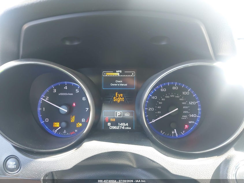 2018 SUBARU OUTBACK auction photo 7