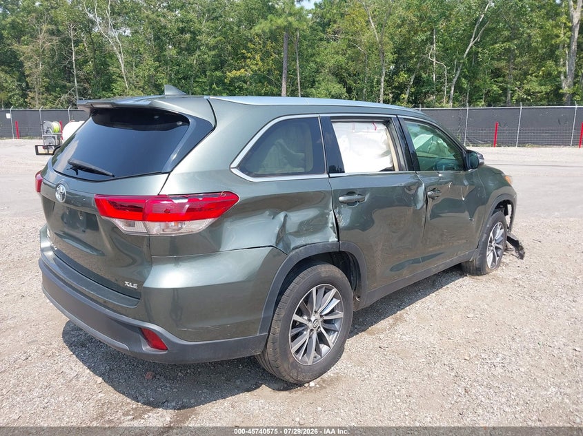 Vin: 5tdkzrfh3ks361884, lot: 46239279, toyota highlander xle 20194