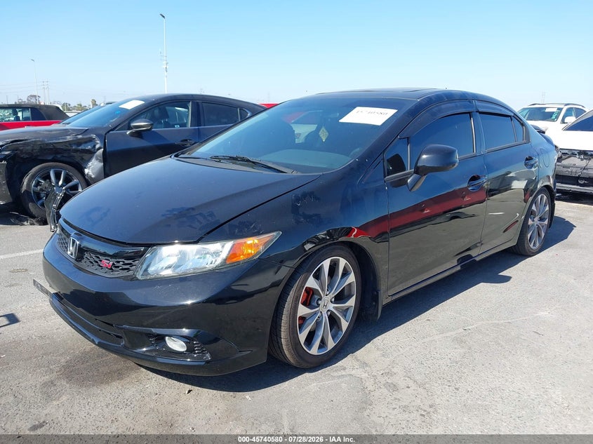 Vin: 2hgfb6e56ch704653, lot: 46239284, honda civic si 20122