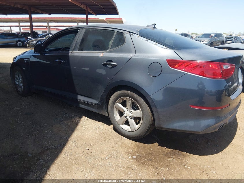 Vin: knagm4a72f5539721, lot: 46239288, kia optima lx 20153