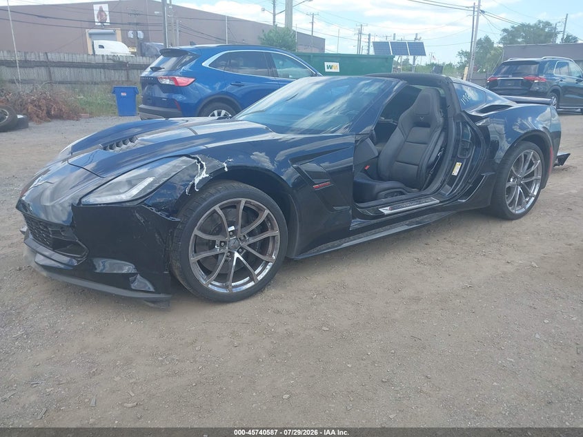 Vin: 1g1yy2d71h5119617, lot: 46239291, chevrolet corvette grand sport 20172