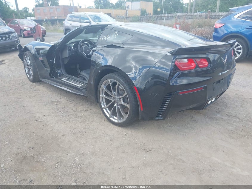 Vin: 1g1yy2d71h5119617, lot: 46239291, chevrolet corvette grand sport 20173