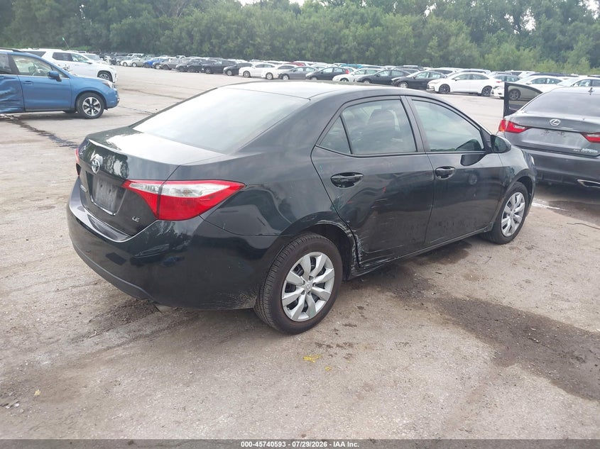 Vin: 5yfburhe5gp447831, lot: 46239297, toyota corolla le 20164