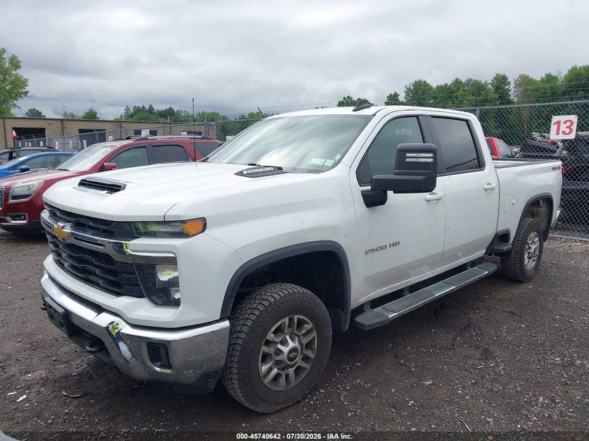 Vin: 2gc1kneyxs1223552, lot: 46239346, chevrolet silverado 2500hd 4wd  standard bed lt 20252