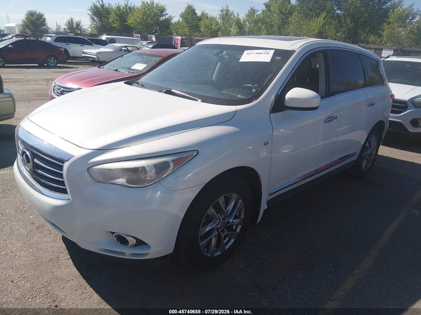 Vin: 5n1al0mm4ec511267, lot: 46239362, infiniti qx60 20142