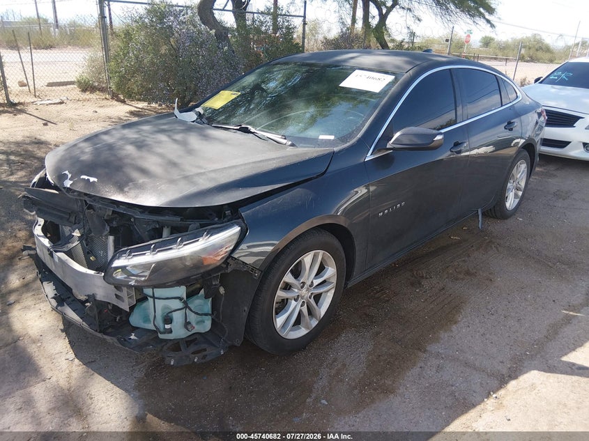 Vin: 1g1ze5st3hf173400, lot: 46239386, chevrolet malibu 1lt 20172