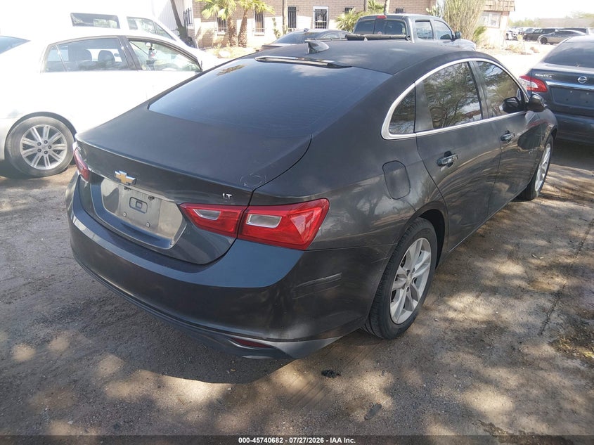 Vin: 1g1ze5st3hf173400, lot: 46239386, chevrolet malibu 1lt 20174