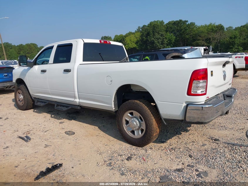 Vin: 3c6ur5hj8pg529274, lot: 46239400, ram 2500 tradesman  4x4 8' box 20233