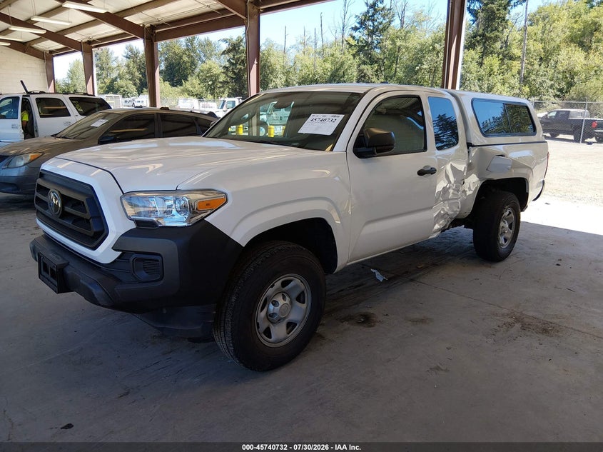 2022 Toyota Tacoma, Left Side, IAAI, VIN 3TYRX5GN1NT051503 — photo 2