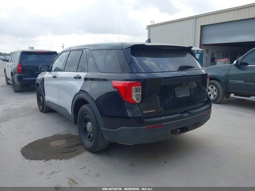 Vin: 1fm5k8ab8mga24733, lot: 46239440, ford police interceptor utility 20213