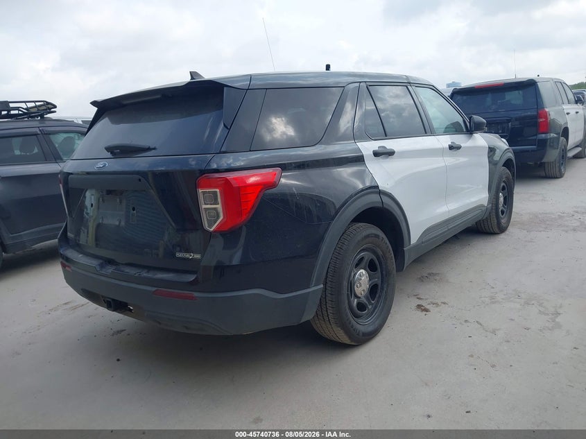 Vin: 1fm5k8ab8mga24733, lot: 46239440, ford police interceptor utility 20214