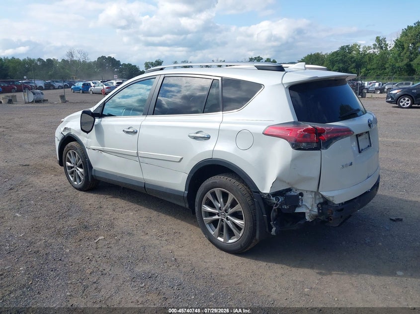 Vin: 2t3dfrev7hw553910, lot: 46239452, toyota rav4 limited 20173