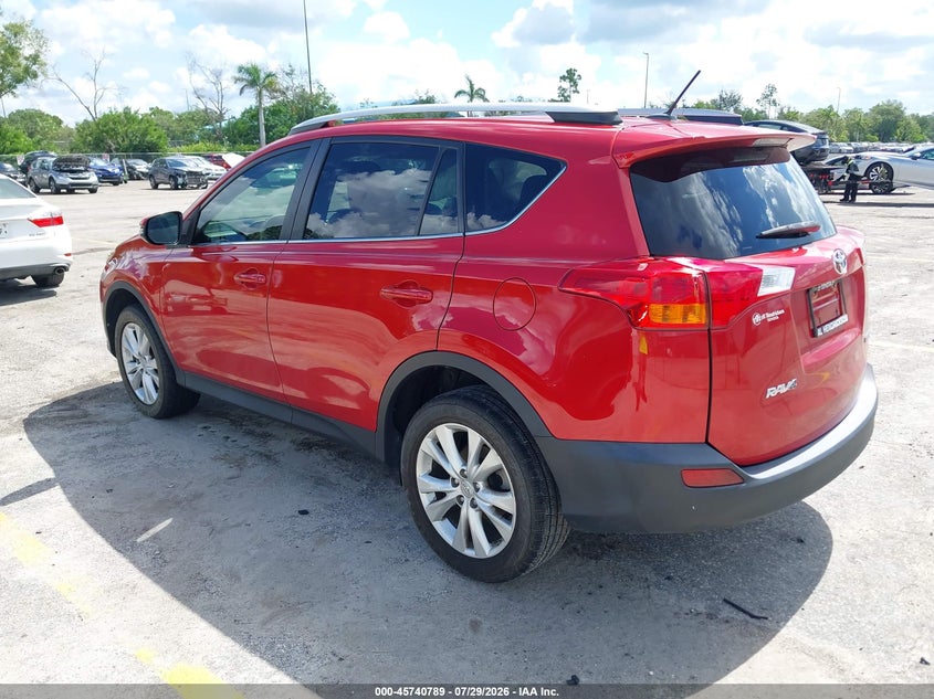 Vin: 2t3yfrevxfw165987, lot: 46239493, toyota rav4 limited 20153