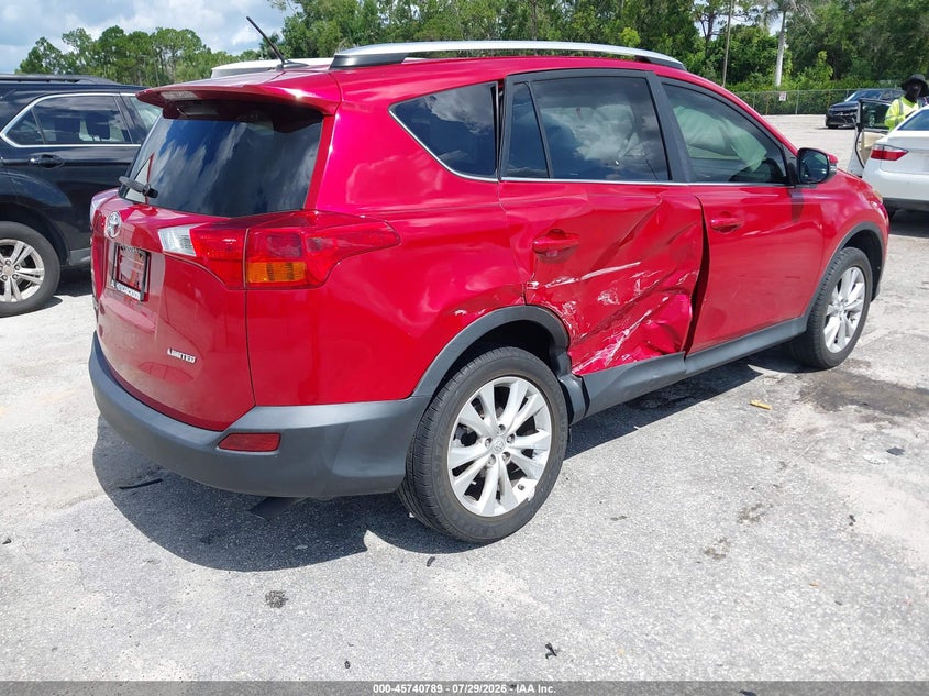 Vin: 2t3yfrevxfw165987, lot: 46239493, toyota rav4 limited 20154