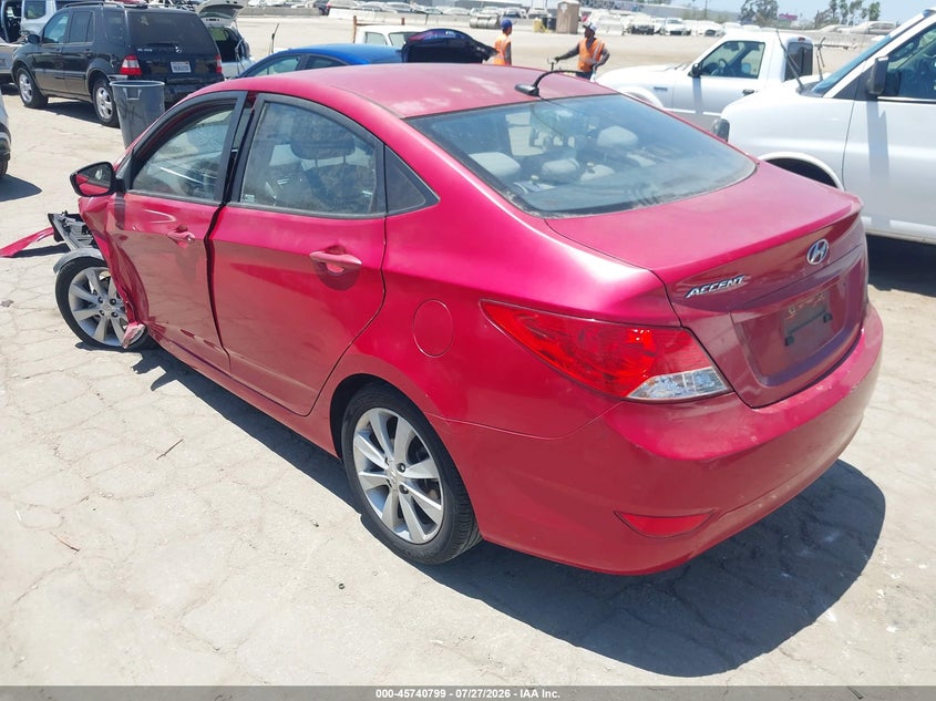 Vin: kmhcu4ae0eu624542, lot: 46239503, hyundai accent gls 20143