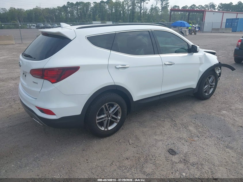 Vin: 5nmzu3lb3hh028073, lot: 46239519, hyundai santa fe sport 2.4l 20174
