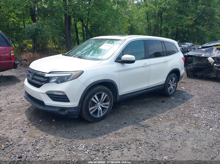 Vin: 5fnyf6h73gb063935, lot: 46239530, honda pilot ex-l 20162