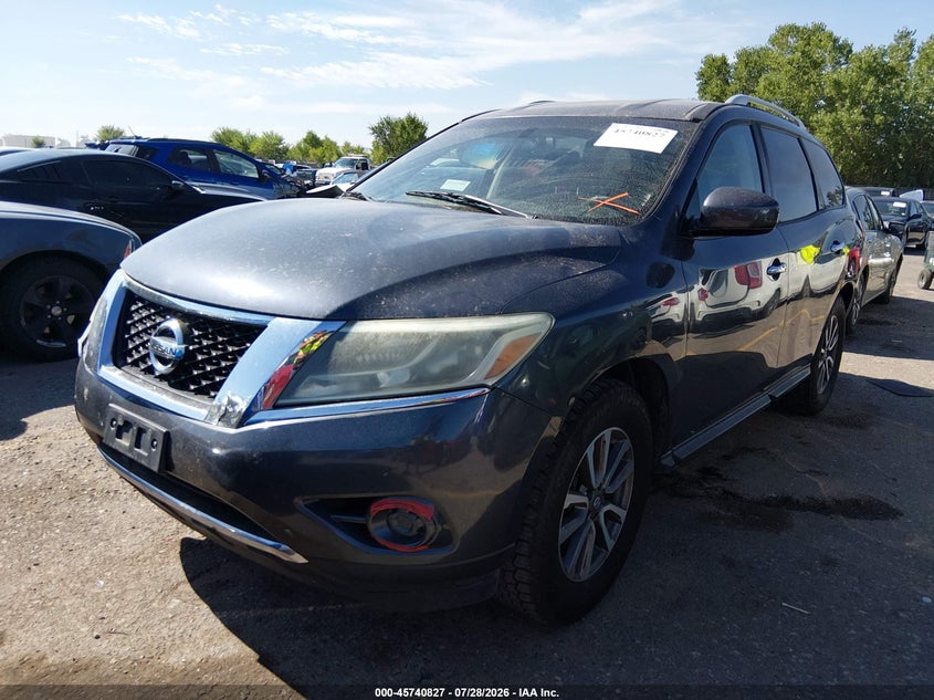 Vin: 5n1ar2mm3dc648256, lot: 46239531, nissan pathfinder sv 20132