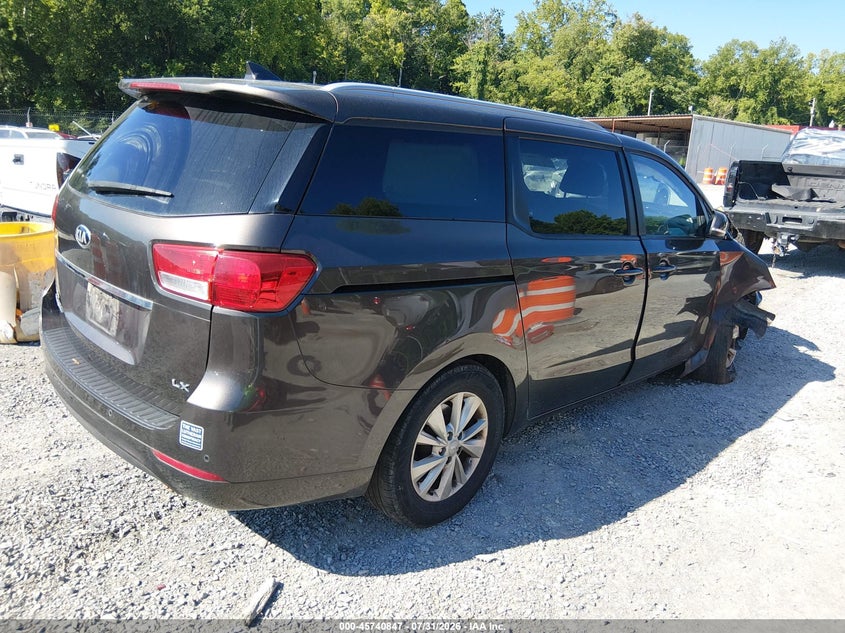 Vin: kndmb5c12h6314271, lot: 46239551, kia sedona lx 20174