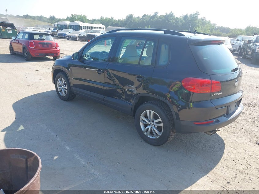 Vin: wvgbv7ax2gw581311, lot: 46239577, volkswagen tiguan s 20163
