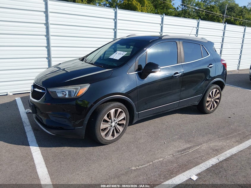 Vin: kl4cjasb4hb072716, lot: 46239582, buick encore preferred 20172