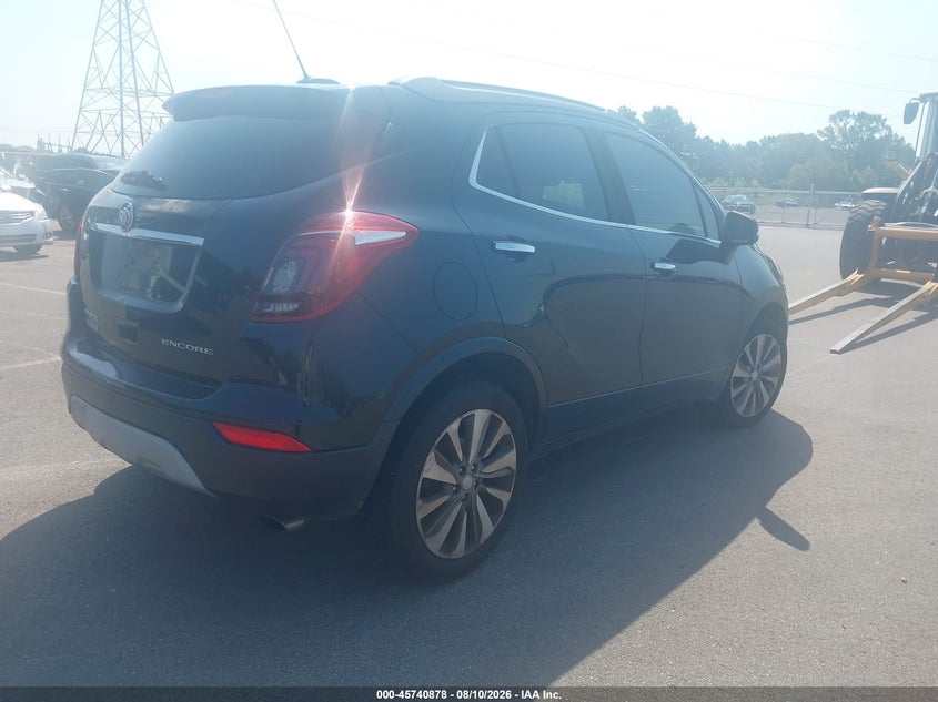 Vin: kl4cjasb4hb072716, lot: 46239582, buick encore preferred 20174