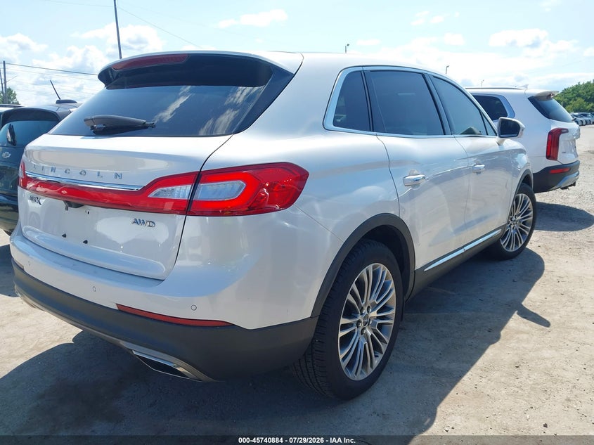 Vin: 2lmtj8lrxgbl79164, lot: 46239588, lincoln mkx reserve 20164