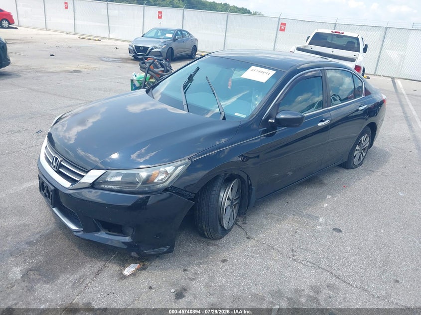 Vin: 1hgcr2f33ea012856, lot: 46239598, honda accord lx 20142