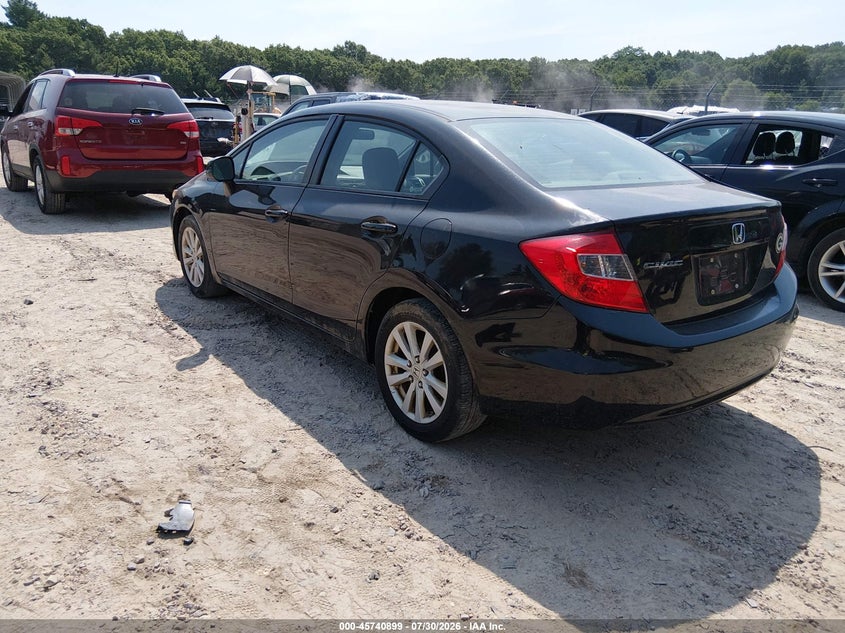 Vin: 19xfb2f85ce081313, lot: 46239603, honda civic ex 20123