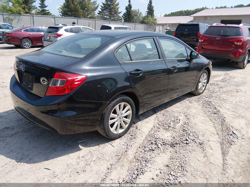 Vin: 19xfb2f85ce081313, lot: 46239603, honda civic ex 20124