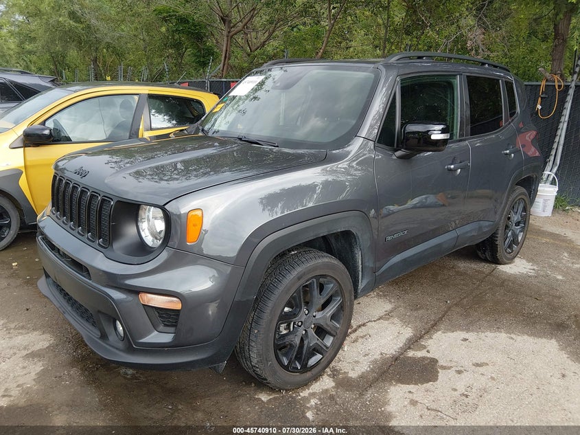 Vin: zacnjde17ppp12423, lot: 46239614, jeep renegade altitude 4x4 20232